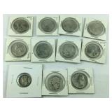 Coins, 1945 Mercury dime and 10 Washington