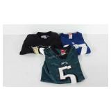 Three sports Jerseys, includes NFL Eagles, New