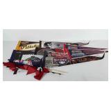 Sports pennants and flags, includes Pittsburgh