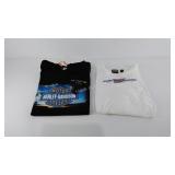 Harley-Davidson tee shirts, white shirt is long