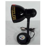 Steelers table lamp, 15"
