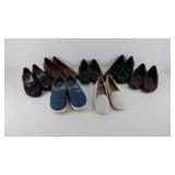 Seven pairs of ladies shoes, size 7.5, Clarks,