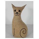 Fabric cat door stop, 13.5"