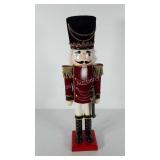 Holiday decor, wooden nutcracker, 22"