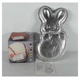 Bakeware, includes sports ball pan in box and