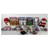 Plush toys, mostly TY Beanie Babies in packaging