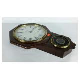 Set Thomas wall clock, 25" tall, needs work,