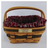 Longaberger 1993 Christmas Bayberry basket with