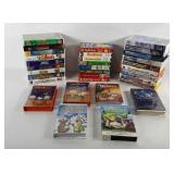 VHS tapes, includes Charlie Brown, ET, Chicken