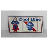 Advertising, Pabst Blue Ribbon cool blue metal