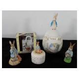 Peter Rabbit, includes Beatrix potter basket in