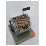 Paymaster check writer, with protective vinyl