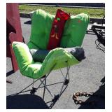 2 Folding Chairs one Kid