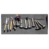 Tools Group includes, several hammers, coping