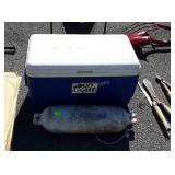 Igloo Cooler, and a Taylor Made Boat Fender,