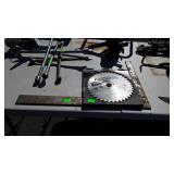 2pc Tools, 10" carbide Saw Blade unused, plus