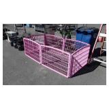 Pet Cage, 6 poly Folding sections 32wx24" high