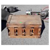 Berry Baskets with the wood storage crate, nice