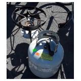 Propane Burner Stand No hose, plus empty tank