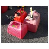 3 Gasoline Containers all used