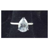 Size 6 Sterling 1ct lustro Stella AAA white