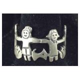 Artsy Ring OF Children Sterling Silver 3.8 grams,