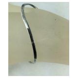 Thin Sterling Silver Cuff Like Bracelet 6.3
