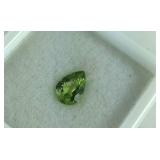 Pear Shaped Peridot Stone
