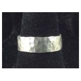Plain Sterling Silver Band/Ring 3.4 grams, Size 7