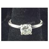 Solitaire CZ Engagement Ring size 6