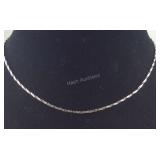 Sterling Silver Diamond Cut Silver Chain 4 grams,