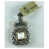 Premier design jewelry, basket weave silvertone