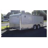 2005 HAULMARK LH85X16WT2 The Edge ENCLOSED MOTORCY