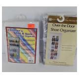 Two Shoe organizers, one for children