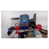 Sports group, seat cushions (4), Steelers window