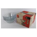 Mr. Chef, set of 6 tempered glass mixing bowls,