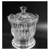 Bohemia Crystal biscuit jar, made in Czech