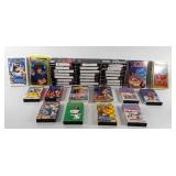 VHS tapes, some home recorded movies, includes