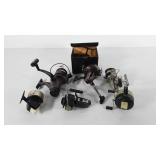 Fishing reels, includes Garcia Mitchell spinning