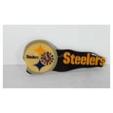Pittsburgh Steelers clock, 19.5"
