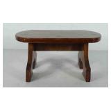 Wooden step stool, 8" x 8" x 15"