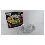 Electric heated Chip and Dip tray, appears never