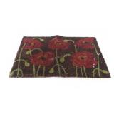 Floral door mat
