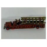 Cast iron fire truck 12