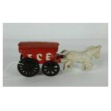 Cast iron horse and ice wagon ,  7