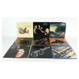 Classic rock artists vinyl record albums,