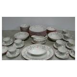 Johnson Brothers English china, 63 pieces,