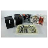 Kitchen ware, napkin dispensers, lever cork screw,