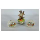 Schmid music box, Royal Doulton banks