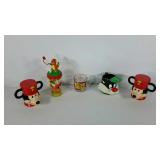 Cartoon drinking cups, Disney Mickey Mouse,